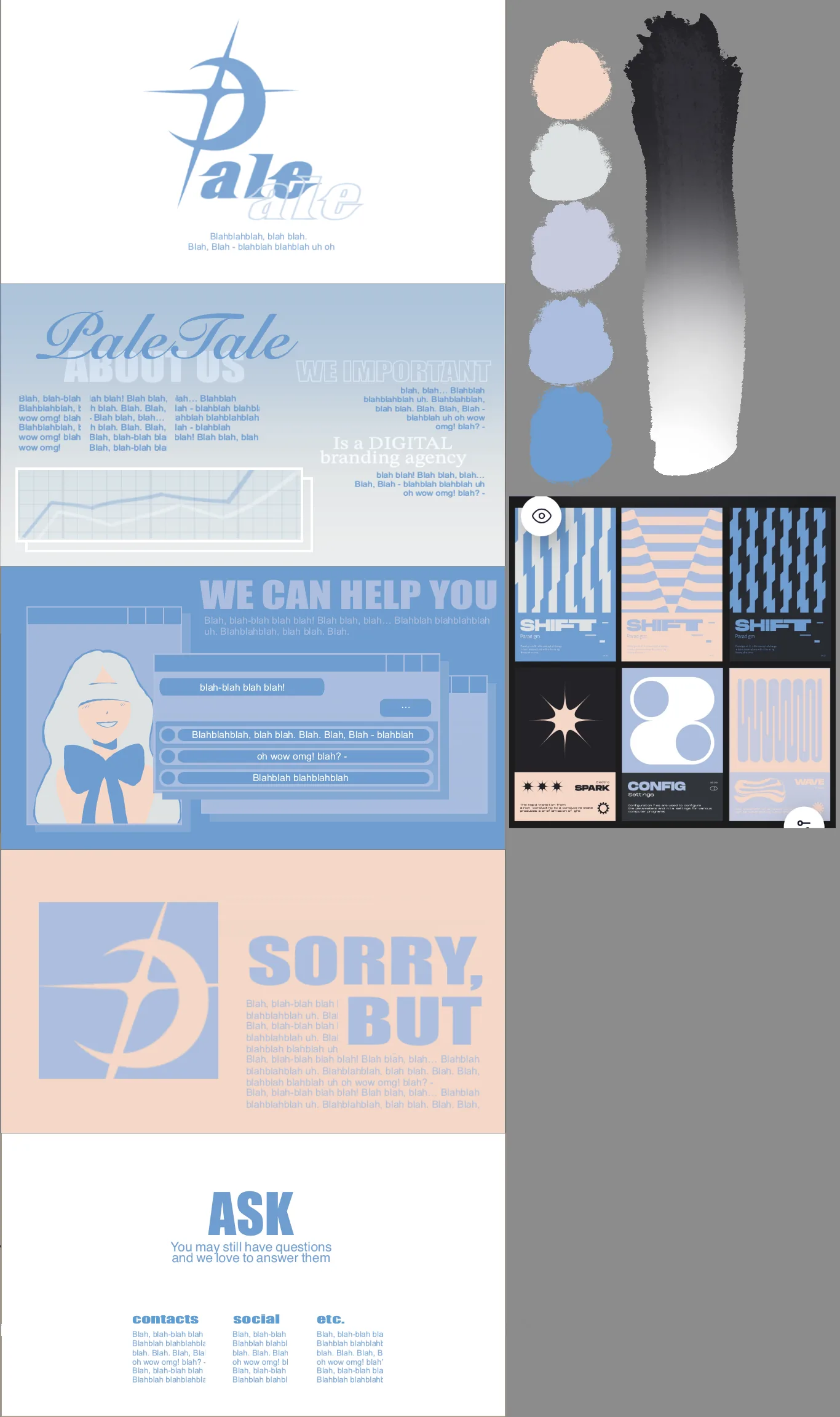 PLTL light — sketch by freelance web designer Dmitrii Dark
